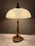 Tafellamp - Messing, Glas