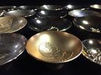 Beeld, Set of 20 / 24KGP / Japanese Vintage Metal Sake Cup /