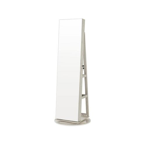 Spiegelkast sieraden - Wit houtnerf | Tweedekansje! | OP=OP, Huis en Inrichting, Kasten | Overige, Nieuw, Ophalen of Verzenden