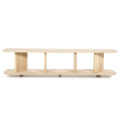 TV Meubel Ty - Naturel - 96218 - tv-meubels, Huis en Inrichting, Kasten | Buffetkasten, Nieuw, Overige materialen