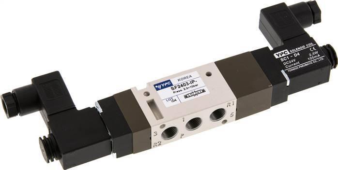 5/3 G1/8 Middenuitlaat Magneetventiel 230V AC, Doe-het-zelf en Verbouw, Gereedschap | Machine-onderdelen en Toebehoren, Nieuw