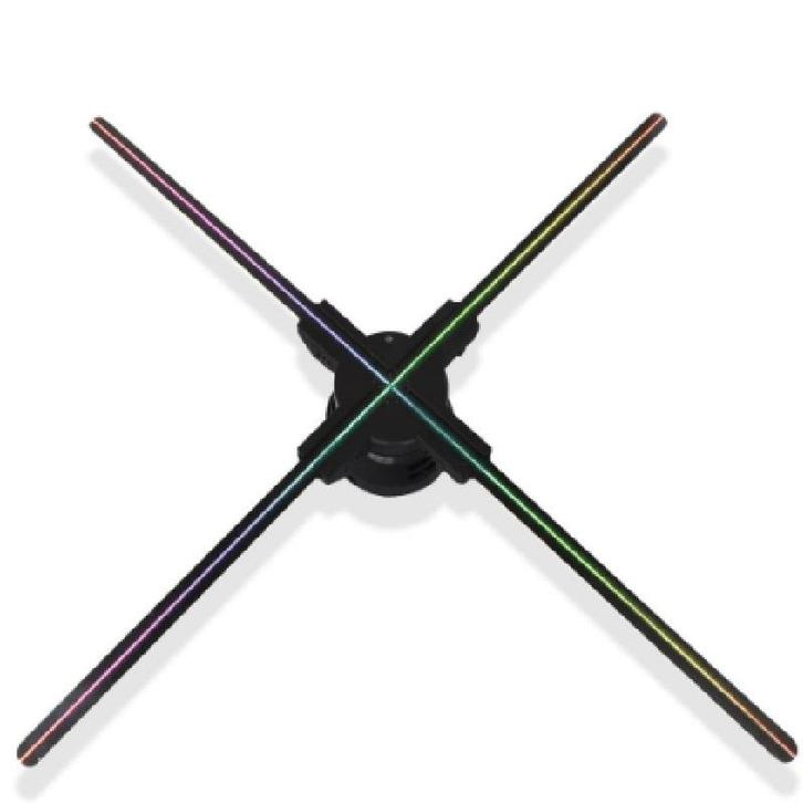 HOLOGRAM 3D LED FAN PROJECTOR F52 52CM MET VIER BLADEN, Doe-het-zelf en Verbouw, Overige Doe-het-zelf en Verbouw, Verzenden