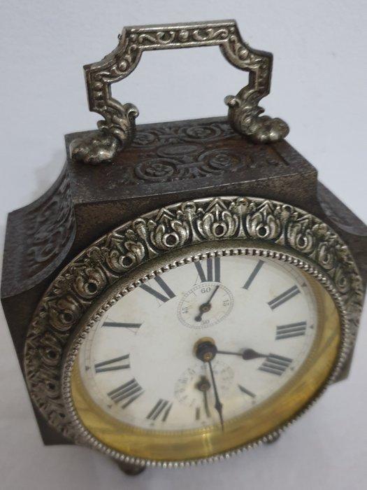 Wekker - Messing - 1910-1920 - Japy Frères & Cie, Antiek en Kunst, Antiek | Klokken