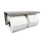 Toiletrolhouder met Plateau Legplankje Dubbel Wiesbaden 304, Doe-het-zelf en Verbouw, Ophalen of Verzenden, Nieuw, Bad