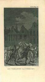 Historische prent van Utrecht, Antiek en Kunst, Kunst | Etsen en Gravures