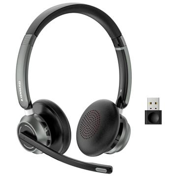 KONNAO Draadloze headset met AI-ruisonderdrukkende microfoon beschikbaar voor biedingen