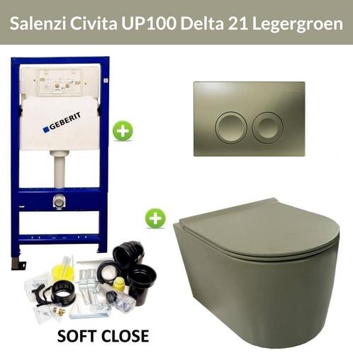 Geberit UP100 Toiletset Wandcloset Salenzi Civita Mat, Doe-het-zelf en Verbouw, Sanitair, Overige typen, Nieuw, Ophalen of Verzenden