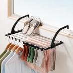 Wasrek Hangend Trapgat - Inklapbaar Droogrek Balkon - Zwart, Verzenden, Nieuw
