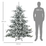Kerstboom, Kunstmatige Spar, 1,80m Hoog, Weelderige Vorm, Re, Verzenden, Nieuw