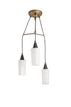 Vintage Design Hanglamp, Hanglamp Chrome, Ophalen of Verzenden