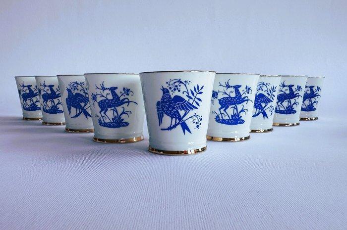 Lomonosov - Drinkset (9) - LOMONOSOV keizerlijk porselein, Antiek en Kunst, Antiek | Meubels | Tafels