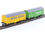 Schaal H0 Roco 46014 set van 2 gesloten goederenwagen van..., Gebruikt, Gelijkstroom, Overige typen, Ophalen of Verzenden