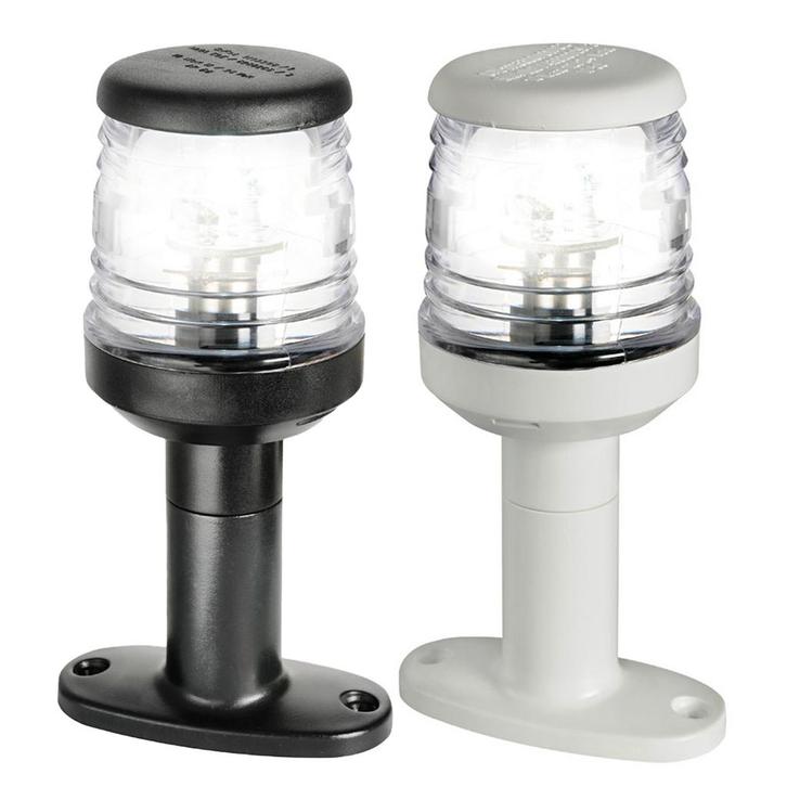 Osculati Ankerlicht LED Zwart of Wit 12/24V op Voet-Zwart, Watersport en Boten, Bootonderdelen, Nieuw, Ophalen of Verzenden