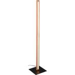 Vloerlamp - Dimbaar - 1-lichts - Mat Chroom, Huis en Inrichting, Lampen | Vloerlampen, Ophalen of Verzenden, Nieuw, Hout, 100 tot 150 cm