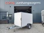Nieuwe gesloten aanhangwagen 250x130x150cm geremd 1350kg, Nieuw, Ophalen
