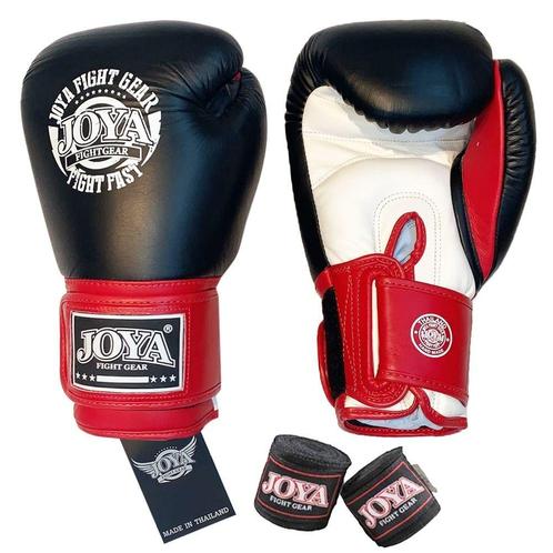Joya Hawk Kickbokshandschoenen - Zwart/roodWit - OP=OP - 14, Sport en Fitness, Vechtsporten en Zelfverdediging
