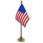 Amerika/USA versiering tafelvlag 10 x 15 cm - Amerika vers.., Nieuw, Ophalen of Verzenden