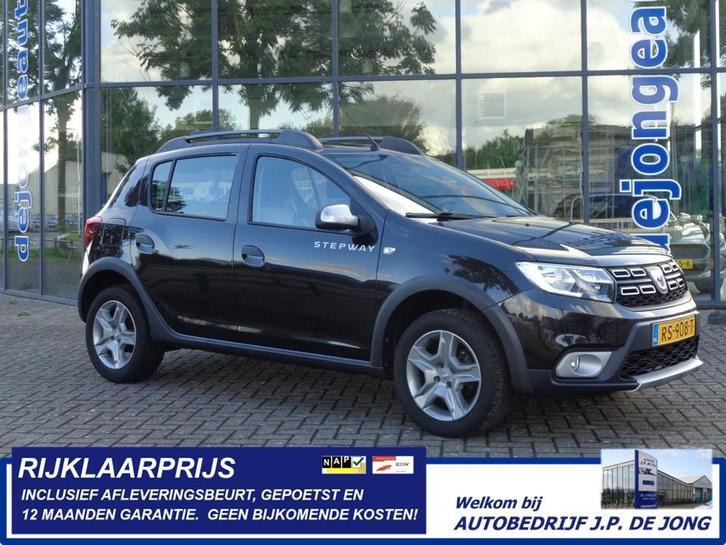 Dacia Sandero Stepway 0.9Tce 90pk AUTOMAAT Airco Navi Cruise, Auto's, Dacia, Origineel Nederlands, Dealer onderhouden, Onderhoudsboekje