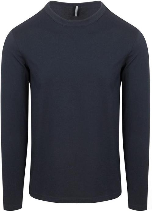 Profuomo Longsleeve T-Shirt Navy maat XL Heren, Kleding | Heren, T-shirts, Blauw, Nieuw, Maat 56/58 (XL), Verzenden