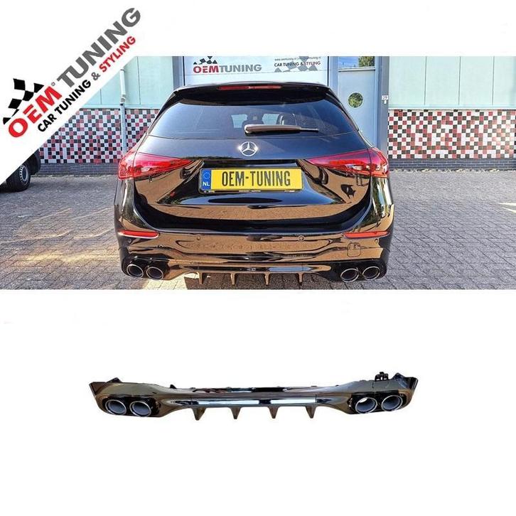 C43 AMG Diffuser | W206 T206 | 2021-2024 | OEM Design |, Auto-onderdelen, Carrosserie en Plaatwerk, Achter, Bumper, Mercedes-Benz