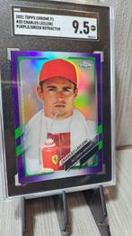 2021 Topps Chrome F1 Charles Leclerc #32 Purple/Green, Verzamelen, Stickers, Nieuw