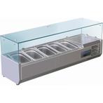 Polar opzetkoelvitrine - glasopbouw, 5 x 1/4 GN - G608, Verzenden, Nieuw in verpakking