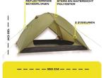 NOMAD® Jade 3 - Koepeltent 3 personen - Waterdicht 3000 mm -, Caravans en Kamperen, Tenten, Verzenden, Zo goed als nieuw