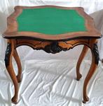 Speeltafel - Louis XV stijl - Hout - opklapbaar, Antiek en Kunst