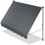 Klemluifel Kapstadt - 250x120 cm - Grijs, Tuin en Terras, Zonneschermen, Verzenden, Nieuw