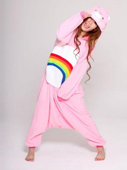 Onesie Troetelbeer Roze Regenboog 86-92 Troetelbeertjes Pakj, Kinderen en Baby's, Carnavalskleding en Verkleedspullen, Meisje