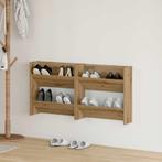 vidaXL Wand Schoenenkasten met plank Anders met opslag 2 pcs, Huis en Inrichting, Verzenden, Nieuw