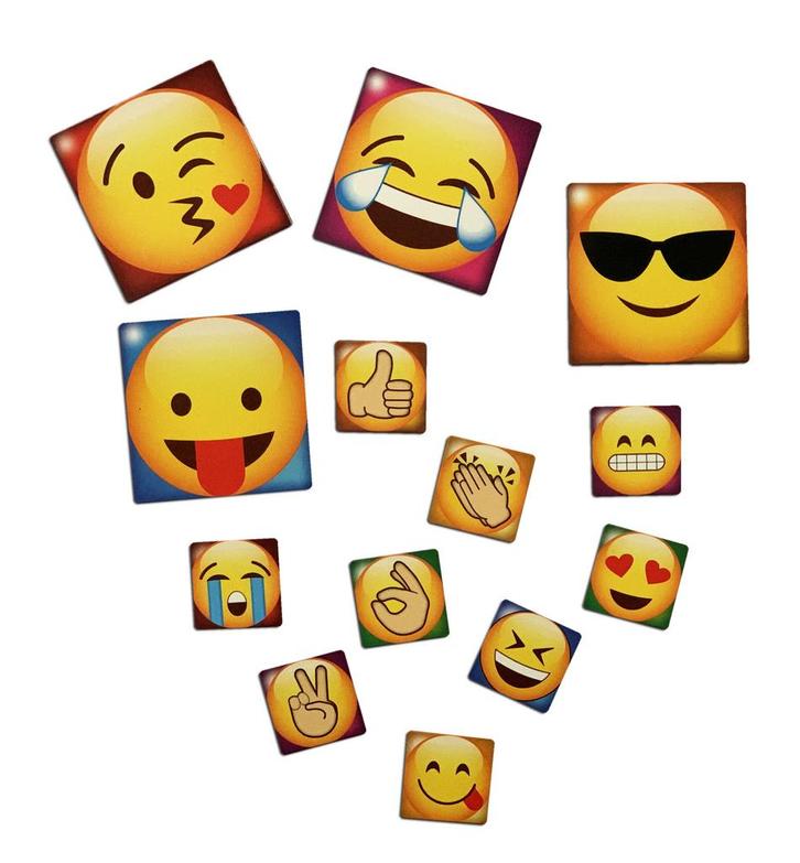 Set van 65 emoticons koelkastmagneten, Doe-het-zelf en Verbouw, Gereedschap | Handgereedschap, Nieuw, Ophalen of Verzenden