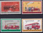 Guyana - 1977 - Brandweer - Postfris, Postzegels en Munten, Verzenden, Postfris, Auto's