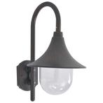 vidaXL Tuin wandlamp E27 42 cm aluminium brons, Verzenden, Nieuw
