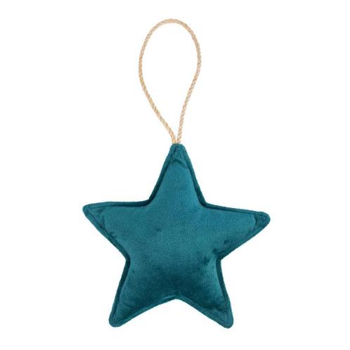 hanger ster petrol 16cm, Huis en Inrichting, Woonaccessoires | Overige, Verzenden