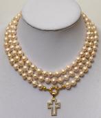 Zachte natuurlijke roze parels, kwaliteit AAA met een, Antiek en Kunst