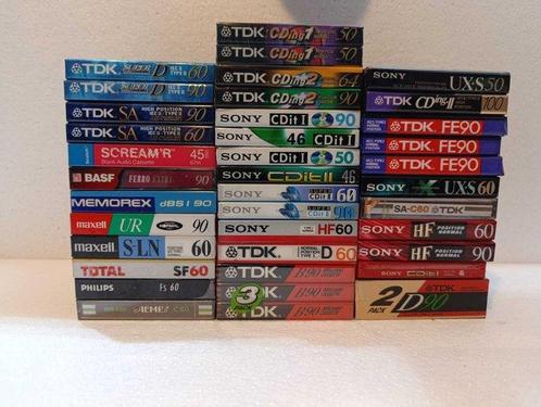 40 x Philips, Sony, Tdk, Maxell, Memorex, Basf, Scotch,, Audio, Tv en Foto, Radio's