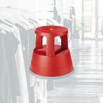 2dekans | BRASQ Opstapkrukje Rood ST200 - Verrijdbaar -, Ophalen of Verzenden, Zo goed als nieuw