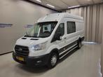 Ford Transit 2.0TDCI 170pk L4/H3 Dubbele Cabine 3500kg Trekg, Auto's, Ford, Gebruikt, Euro 6, Overige carrosserieën, Airbags