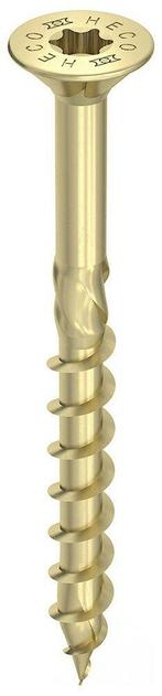 HECO TOPIX-Plus spaanplaatschroef 3,5x25mm - platkop - geel, Ophalen of Verzenden, Nieuw