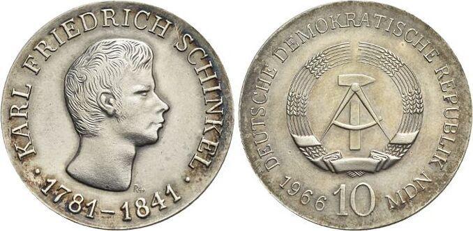 10 Mark 1966 A duitse Demokratische Republik, Postzegels en Munten, Munten | Europa | Niet-Euromunten, Verzenden