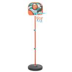 vidaXL Basketbalset draagbaar verstelbaar 133-160 cm, Verzenden, Nieuw