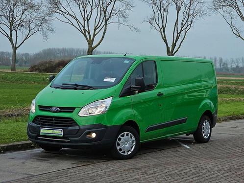 Ford Transit Custom 290 2.0 TDCI L2H1 Trend, Auto's, Bestelauto's, Onderhoudsboekje, Lease, Grijs, Handgeschakeld, Groen, Financial lease