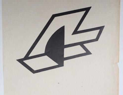 László Peri (1899-1967) - Ruimte Constructie 8 in zwart, Antiek en Kunst, Antiek | Overige Antiek