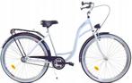 Stoere sportieve meisjesfiets 26 inch wit-zwart met led-v..., 26 inch of meer, Dallas Bike, Nieuw, Ophalen of Verzenden