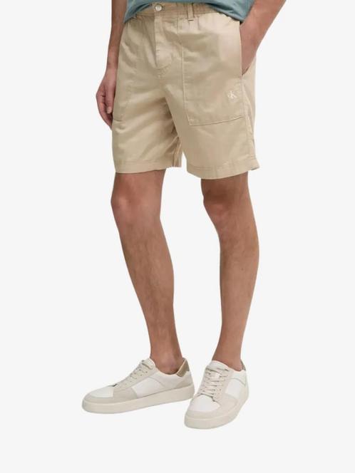 -20% Calvin Klein  Calvin Klein Heren short linnen  maat 28, Kleding | Heren, Broeken en Pantalons, Wit, Nieuw, Verzenden