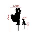 Bruidstaart topping bruidspaar met hond of kat, Verzenden, Nieuw, Taarten of Cupcakes, Versiering