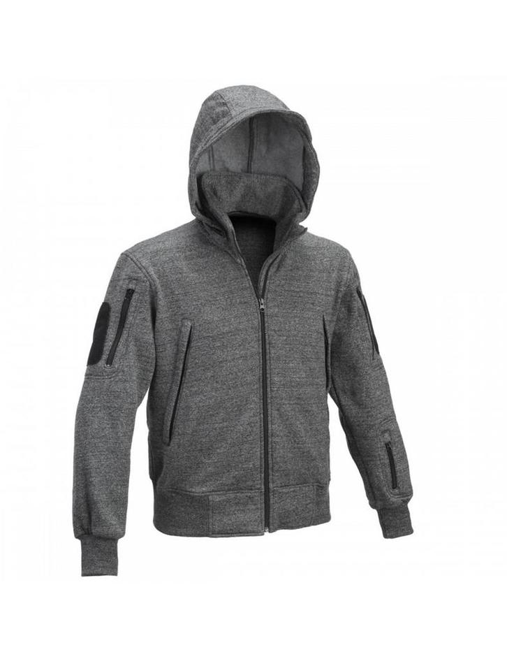 Defcon 5 heren sweater vest jack Tactical met capuchon -..., Kleding | Heren, Truien en Vesten, Zwart, Nieuw, Verzenden