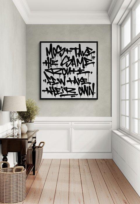 Asko - Be Unique - XXL Canvas - Graffiti Art, Antiek en Kunst, Kunst | Schilderijen | Modern