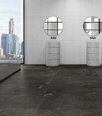 Marmerlook vloertegel Mainstone Graphite gepolijst 60x60 cm, Nieuw, 60 cm of meer, Keramiek, Ophalen of Verzenden
